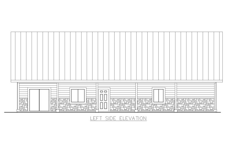 Dream House Plan - Exterior - Other Elevation for Craftsman House Plan #117-1057 - 1 bed, 1 bath