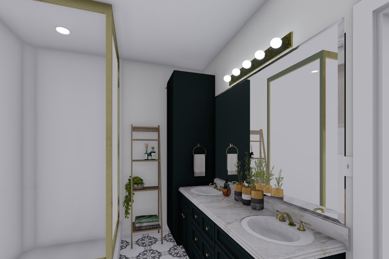 House Plan Design - Interior - Master Bathroom 1 for Traditional House Plan #1060-141 - 3 bed, 2.5 bath