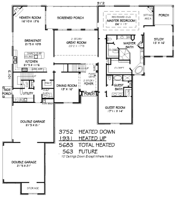 Floor Plan - Main Floor Plan #424-387