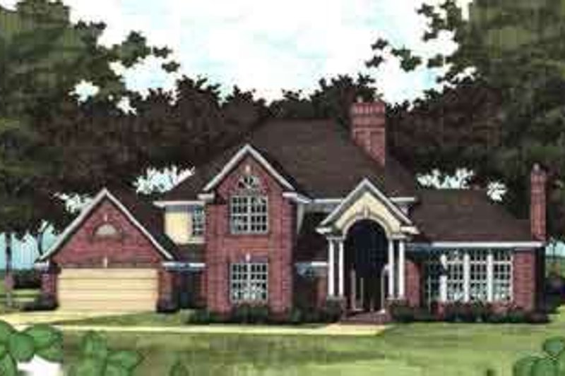 Architectural House Design - Traditional Exterior - Front Elevation Plan #120-106