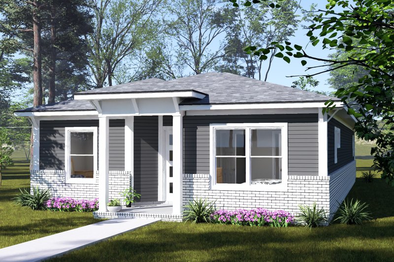 Architectural House Design - Exterior - Other Elevation 2 for Modern House Plan #513-2466 - 4 bed, 3 bath