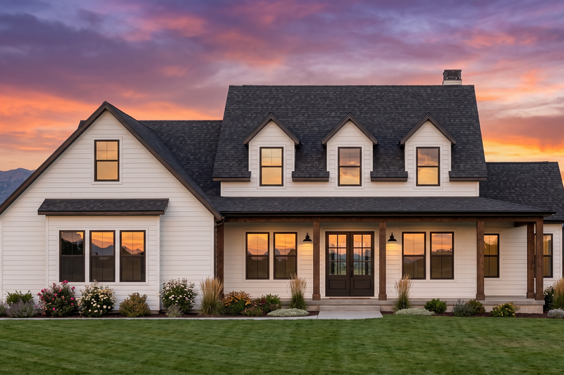 Dream House Plan - Exterior - Front Elevation 3 for Farmhouse House Plan #1096-207 - 4 bed, 3.5 bath