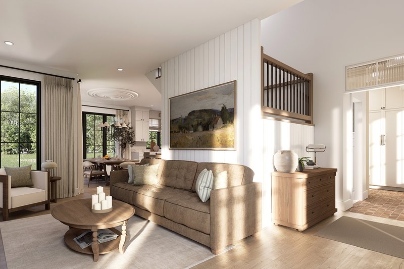 Home Plan - Interior - Family Room for Country House Plan #23-253 - 3 bed, 2.5 bath