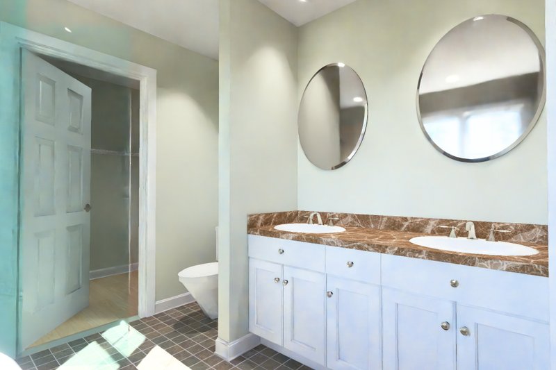 Dream House Plan - Interior - Master Bathroom 1 for Cottage House Plan #513-2479 - 3 bed, 3 bath