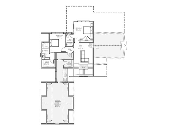 Architectural House Design - Craftsman Floor Plan - Upper Floor Plan #1094-5