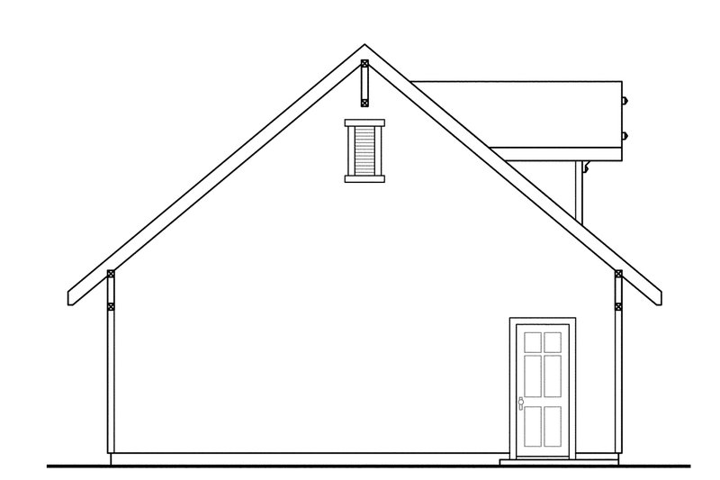 Architectural House Design - Exterior - Other Elevation 2 for Beach House Plan #124-1422 - 4 bed, 3 bath
