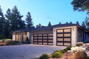 Exterior - Other Elevation for Contemporary House Plan #1066-115 - 5 bed, 3.5 bath