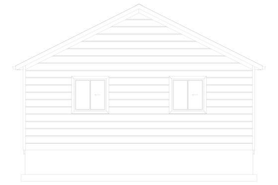 Exterior - Other Elevation for Traditional House Plan #1060-128, 0 bath