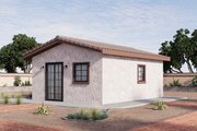 Adobe / Southwestern Style House Plan - 0 Beds 1 Baths 399 Sq/Ft Plan #1106-141 Exterior 