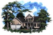 Traditional Style House Plan - 3 Beds 2.5 Baths 1685 Sq/Ft Plan #41-123 