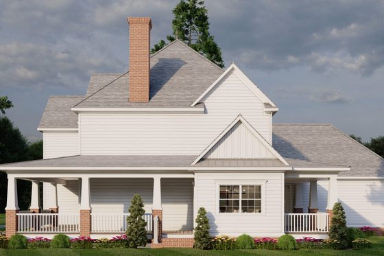 Exterior - Other Elevation 1 for Classical House Plan #17-2855 - 5 bed, 3.5 bath