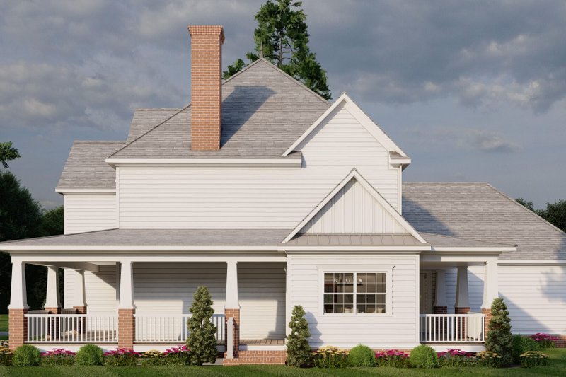 Dream House Plan - Exterior - Other Elevation 1 for Classical House Plan #17-2855 - 5 bed, 3.5 bath