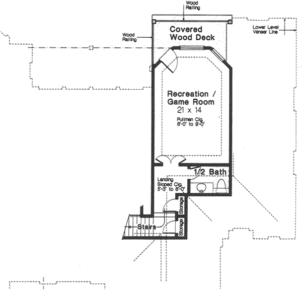 European Floor Plan - Upper Floor Plan #310-327