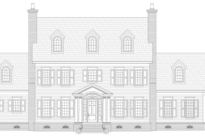 Architectural House Design - Exterior - Front Elevation 4 for Traditional House Plan #932-449 - 6 bed, 5 bath
