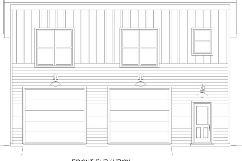 Dream House Plan - Exterior - Front Elevation 3 for Contemporary House Plan #932-763 - 2 bed, 1 bath