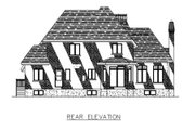 European Style House Plan - 3 Beds 1.5 Baths 2424 Sq/Ft Plan #138-322 