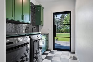 Interior - Laundry for Contemporary House Plan #1070-214 - 4 bed, 3.5 bath