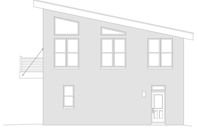 Home Plan - Exterior - Other Elevation 2 for Modern House Plan #932-410 - 3 bed, 2 bath