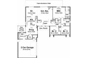 Modern Style House Plan - 3 Beds 2 Baths 1589 Sq/Ft Plan #126-189 