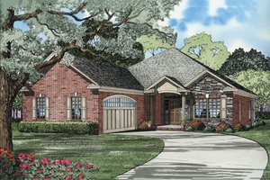 Traditional Exterior - Front Elevation Plan #17-2275