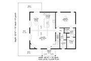 Southern Style House Plan - 3 Beds 2.5 Baths 1793 Sq/Ft Plan #932-846 