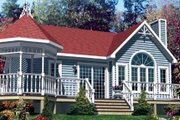 Traditional Style House Plan - 1 Beds 1 Baths 808 Sq/Ft Plan #138-290 