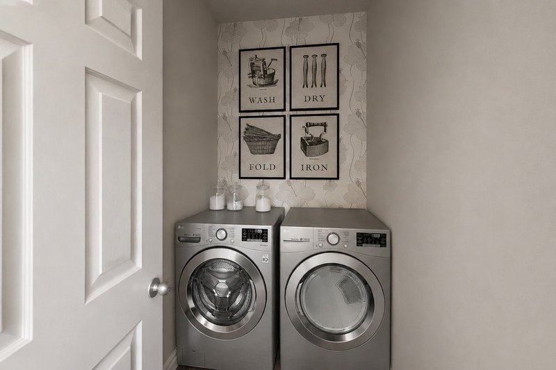 Architectural House Design - Interior - Laundry for Country House Plan #1064-475 - 3 bed, 2 bath