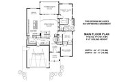 Farmhouse Style House Plan - 3 Beds 2 Baths 1734 Sq/Ft Plan #1100-67 