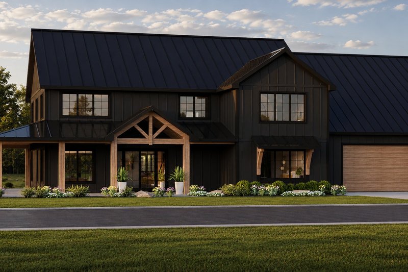 Dream House Plan - Exterior - Front Elevation 4 for Country House Plan #1064-486 - 3 bed, 3.5 bath
