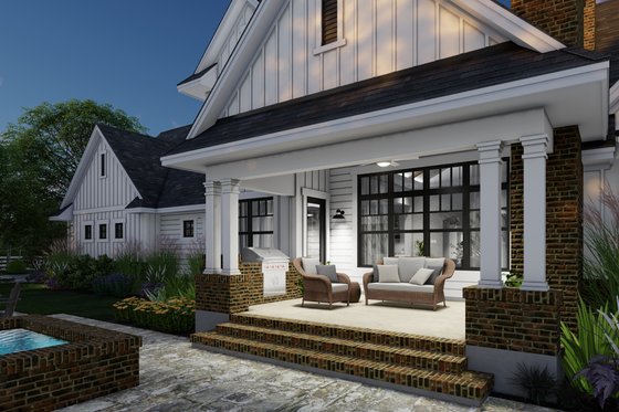 Photo 7 for Farmhouse House Plan #120-266 - 4 bed, 3.5 bath