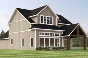 Exterior - Other Elevation 1 for Cottage House Plan #1064-355 - 4 bed, 3.5 bath