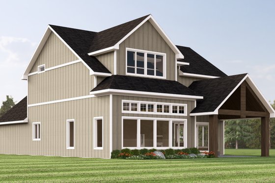 Exterior - Other Elevation 1 for Cottage House Plan #1064-355 - 4 bed, 3.5 bath