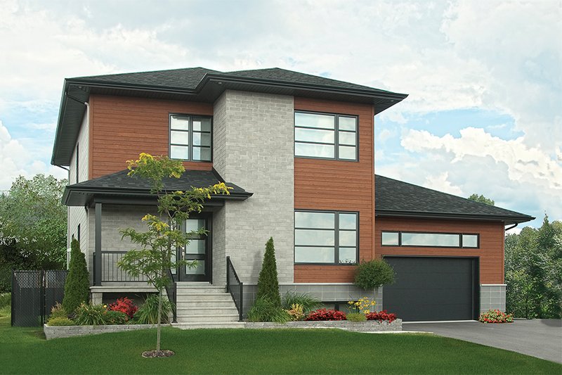 Architectural House Design - Photo for Contemporary House Plan #23-2480 - 3 bed, 2.5 bath
