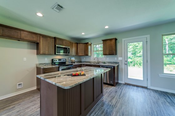 Interior - Kitchen for Ranch House Plan #430-181 - 3 bed, 2 bath