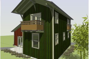 Exterior - Other Elevation for Cottage House Plan #450-1 - 3 bed, 2.5 bath