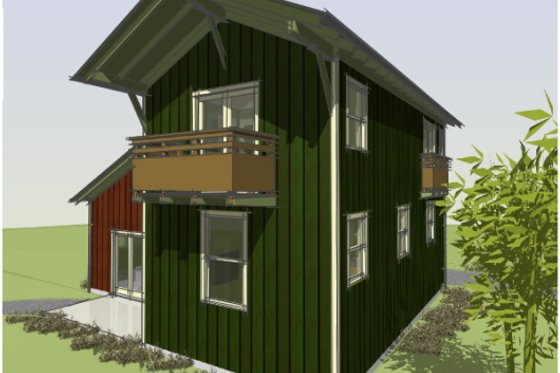 Exterior - Other Elevation for Cottage House Plan #450-1 - 3 bed, 2.5 bath