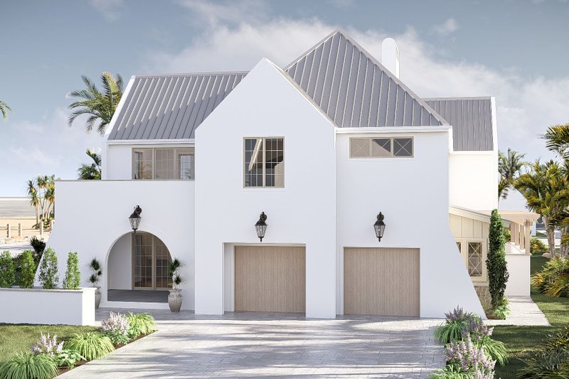 House Blueprint - Exterior - Other Elevation 3 for Beach House Plan #455-754 - 4 bed, 3.5 bath