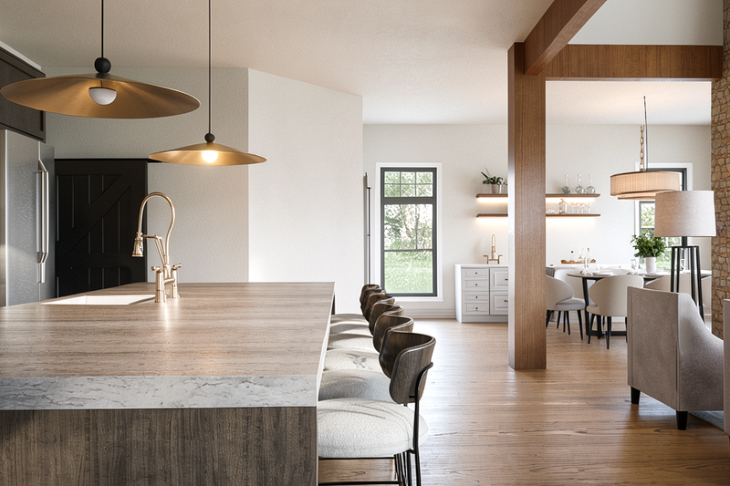 Dream House Plan - Interior - Kitchen 1 for Country House Plan #1064-488 - 3 bed, 2.5 bath