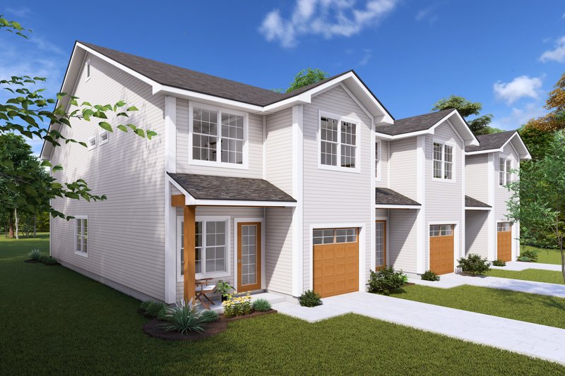 Architectural House Design - Exterior - Other Elevation 3 for Cottage House Plan #513-2252 - 9 bed, 7.5 bath