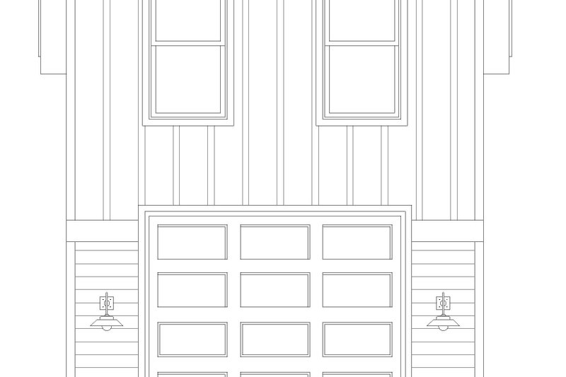 Dream House Plan - Exterior - Front Elevation 3 for Contemporary House Plan #932-520, 0 bath