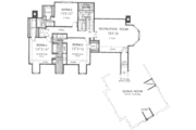 European Style House Plan - 4 Beds 5 Baths 5159 Sq/Ft Plan #310-522 