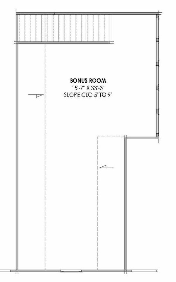 Architectural House Design - Farmhouse Floor Plan - Upper Floor Plan #1096-166