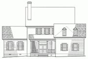 Colonial Style House Plan - 4 Beds 4.5 Baths 3020 Sq/Ft Plan #137-144 