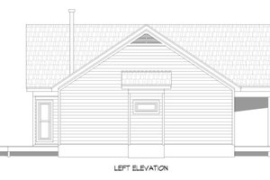 Exterior - Other Elevation for Country House Plan #932-305 - 3 bed, 2 bath