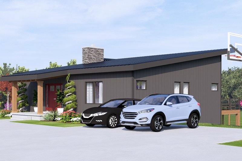 Home Plan - Exterior - Other Elevation for Contemporary House Plan #1064-465 - 2 bed, 2.5 bath