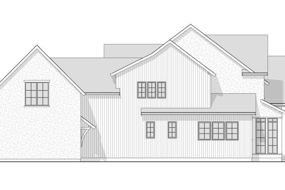 Exterior - Other Elevation for Contemporary House Plan #1114-5 - 4 bed, 4.5 bath