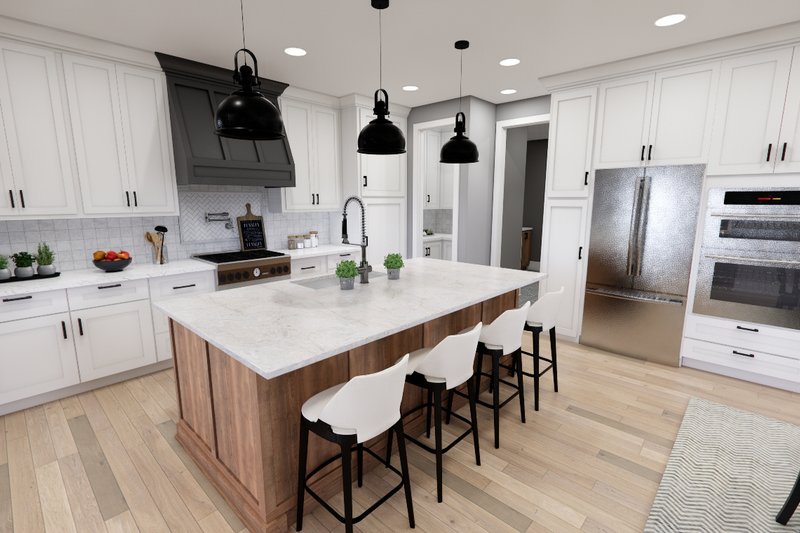 Dream House Plan - Interior - Kitchen 1 for Farmhouse House Plan #51-1251 - 3 bed, 3.5 bath
