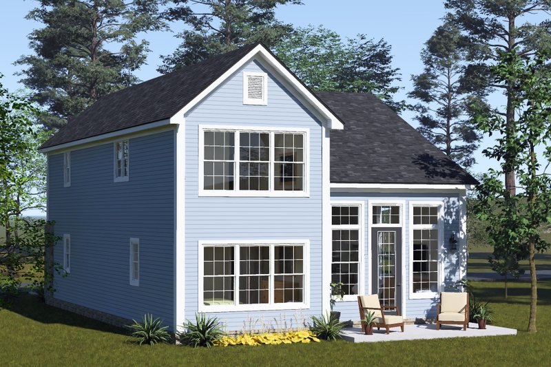 Dream House Plan - Exterior - Other Elevation 3 for Cottage House Plan #513-2478 - 3 bed, 3 bath