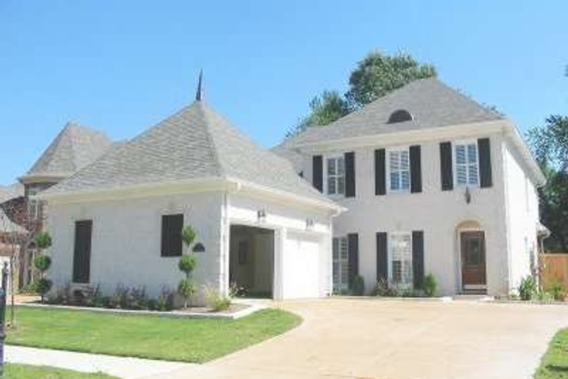 Exterior - Front Elevation 2 for Colonial House Plan #81-1483 - 4 bed, 2.5 bath