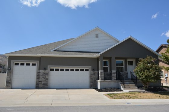 Exterior - Front Elevation 3 for Craftsman House Plan #1060-102 - 3 bed, 2.5 bath